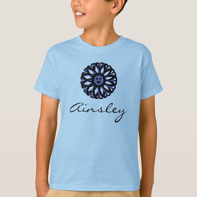 Camisa De Flor De Sorriso De Ainsley (Frente)