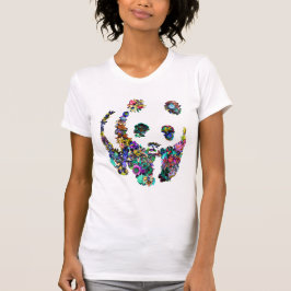 camisa de flores panda