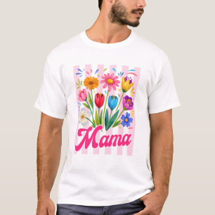 Camisa de Flores Silvestres com Laço Coquete da Ma