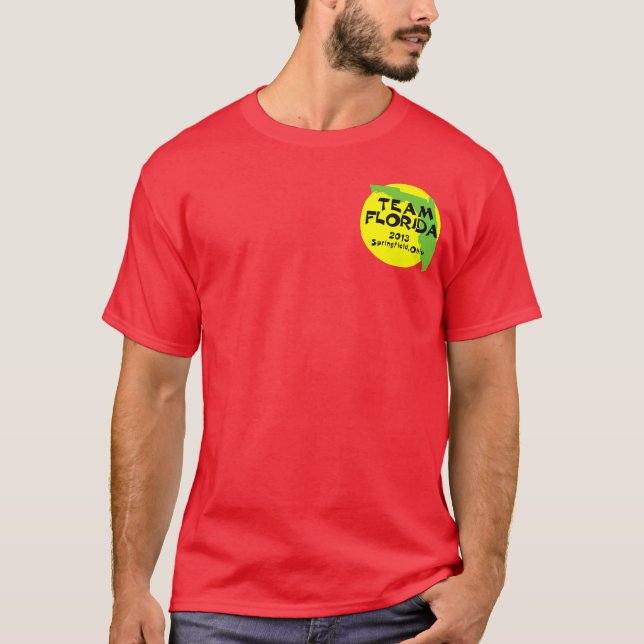 Camisa de Florida da equipe para Dave Dockus (Frente)