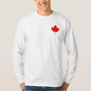 Camisa De Folha De Folha Do Canadá