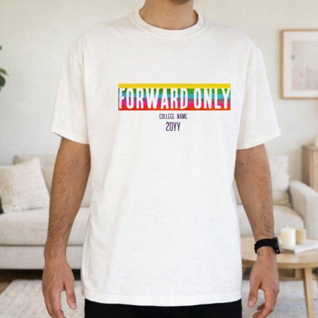 Camisa de Formatura Capítulo Fechado Arco-Íris Min (Criador carregado)
