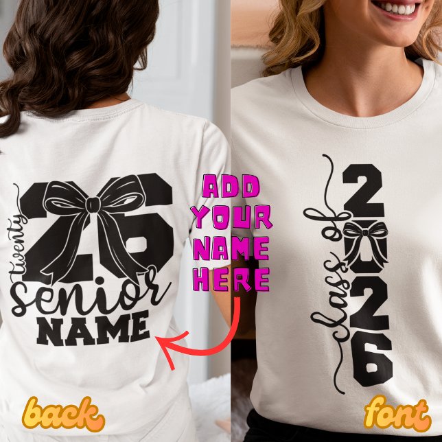 Camisa de Formatura com Nome Personalizado e Arco  (Criador carregado)