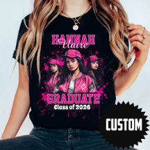 Camisa de Formatura da Turma de 2026 Hannah