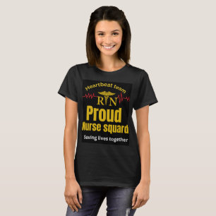 Camisa de Formatura de Enfermeira Orgulhosa RN B
