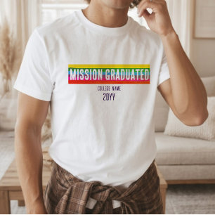 Camisa de Formatura Missão Cumprida Arco-Íris Mode