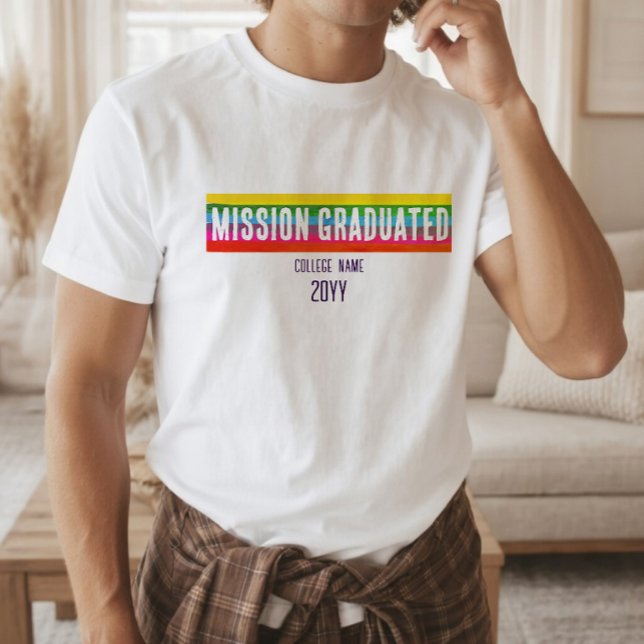 Camisa de Formatura Missão Cumprida Arco-Íris Mode (Criador carregado)