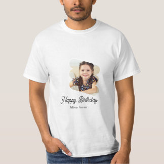 Camisa de Foto Feliz Aniversário da Marca Personal