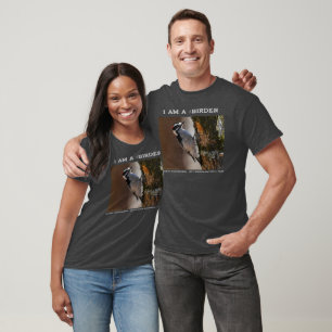 Camisa de Fotografia da Natureza Pica-Pau-Azul Bir