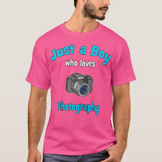 Camisa de Fotografia Para Meninos Crianças Fotogra