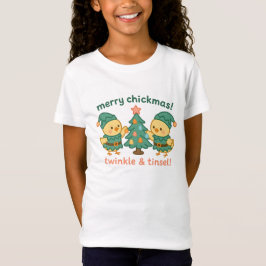 Camisa de Frango para Crianças Merry Chickmass |Na