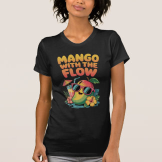 Camisa de Fruta Engraçada de Verão "Mango with the