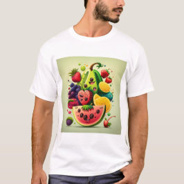 Camisa de fruta feliz