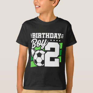 Camisa de Futebol Aniversário Menino de 2 Anos 2º