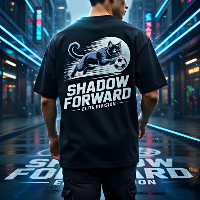 Camisa de Futebol Black Cat - Presente para Fã de  (Criador carregado)