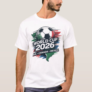 Camisa de Futebol Copa do Mundo 2026 EUA Canadá Mé
