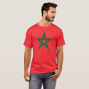 Camisa de Futebol da Bandeira da Estrela Marroquin