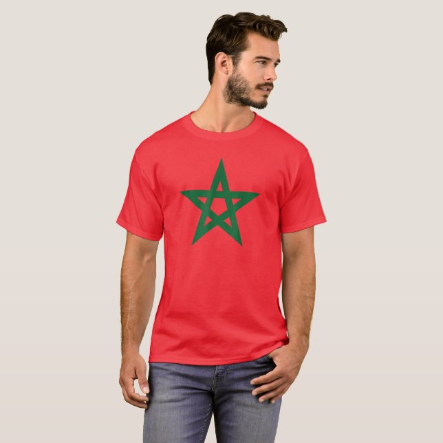 Camisa de Futebol da Bandeira da Estrela Marroquin (Frente Completa)