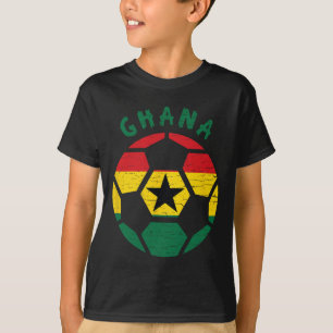 Camisa de Futebol da Bandeira de Gana - Futebol Ga