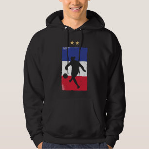 Camisa de Futebol da França Fã de Futebol Bandeira