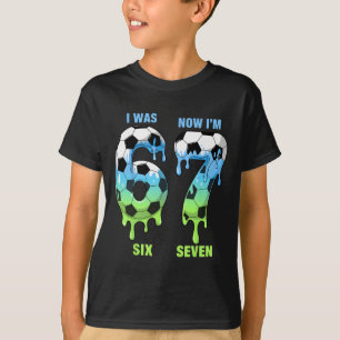 Camisa de Futebol de Aniversário de 7 Anos Eu Era