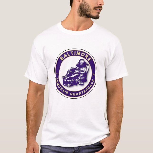 Camisa De Futebol De Baltimore Armdish Quarterback (Frente)