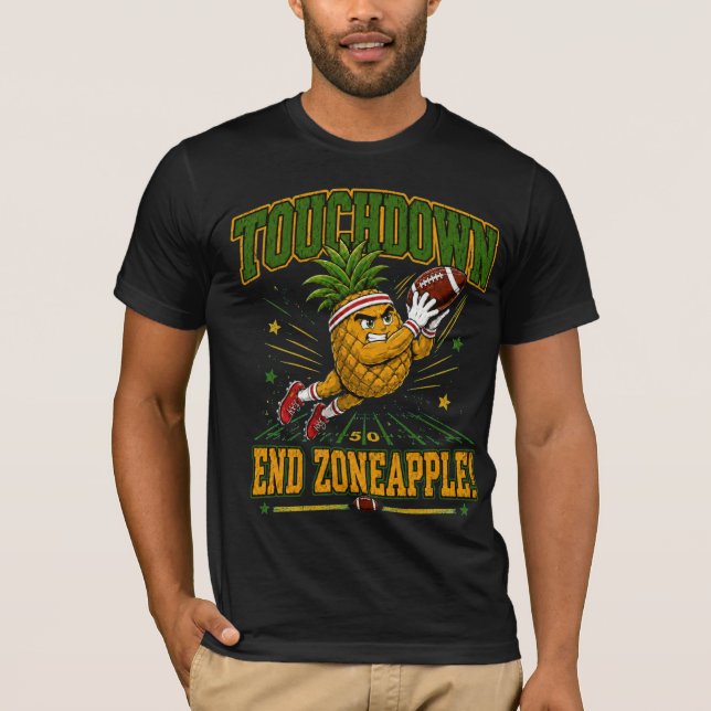 Camisa de Futebol Divertida Abacaxi (Frente)