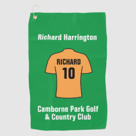 Camisa de futebol em laranja ou Dourado e preto