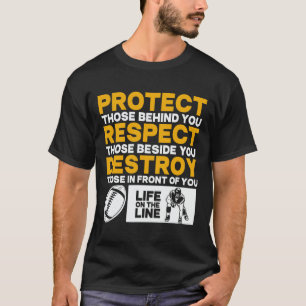 Camisa de Futebol Lineman - Proteção