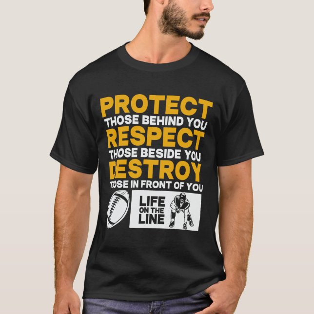 Camisa de Futebol Lineman - Proteção (Frente)