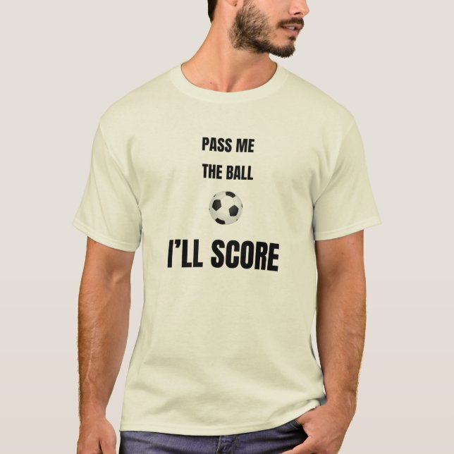 Camisa de Futebol Passa a Bola Para Mim (Frente)
