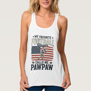 Camisa de Futebol Pawpaw Vintage Bandeira American