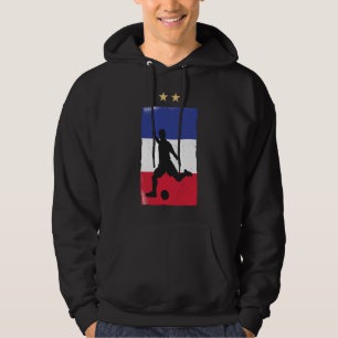Camisa de Futebol Torcedor da França Bandeira Fran