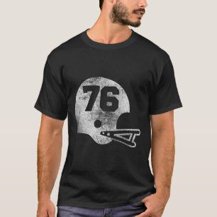 Camisa de Futebol Vintage Número 76 Número do Joga