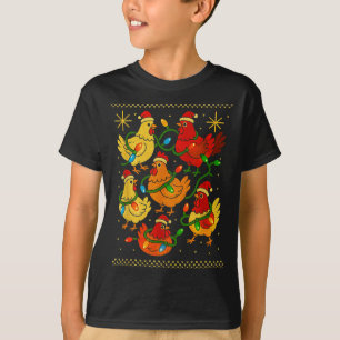 Camisa de Galinha de Natal Feia Fofa, Natal Divert