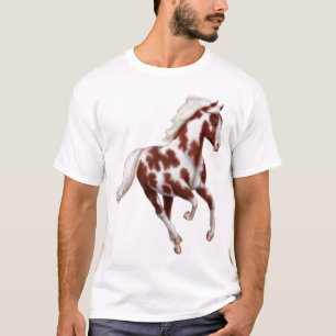 Camisa de galope do cavalo da pintura do Pinto