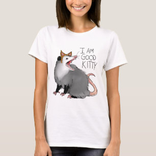 Camisa de gambá Engraçado Possum Sou um bom Gatinh