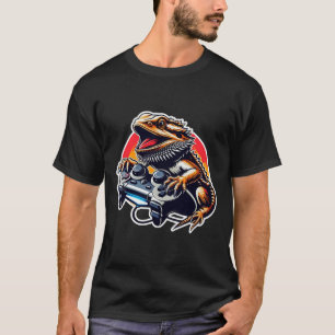 Camisa de Gamer Dragão Barbudo Pogona Jogos Dragão