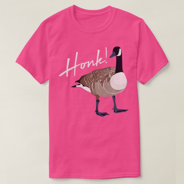 Camisa de ganso canadense Honny Cute Bird Hunter G (Frente do Design)