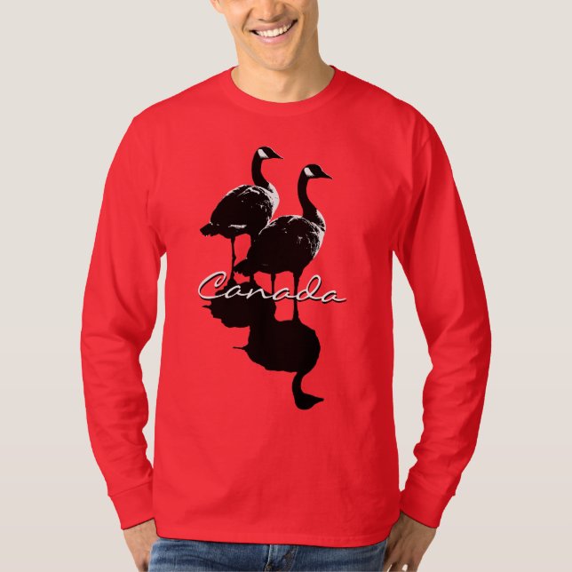 Camisa de ganso do Canadá Personalizada (Frente)