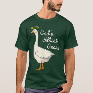 Camisa de ganso mais boba de Deus Camisa de ganso