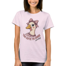 Camisa de Ganso Muito Fofo para Não Buzinar, Prese