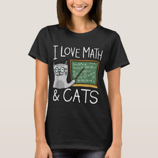 Camisa De Gato, Adoro Matemática E Camisa De Gatos