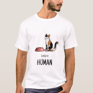 Camisa de Gato Calico Marrom e Preto