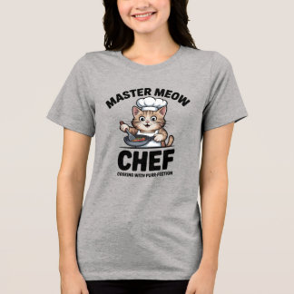 Camisa de Gato Chef Perfeito, Camiseta de Gato de