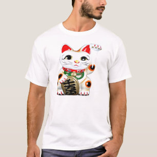 Camisa de gato com boa sorte