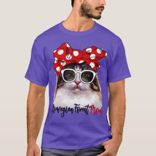 Camisa De Gato Da Floresta Norueguesa Cat Mo