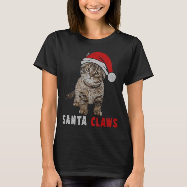 Camisa De Gato De Natal, Papais noeis De Gaiola Co (Frente)