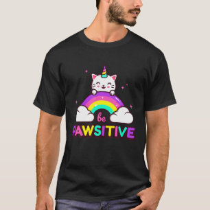 Camisa De Gato De Unicórnio Engraçada E Bonita,