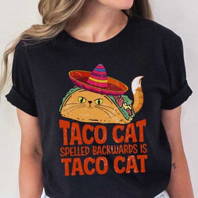 Camisa de Gato e Taco Lover, Taco Pun Engraçado (Criador carregado)